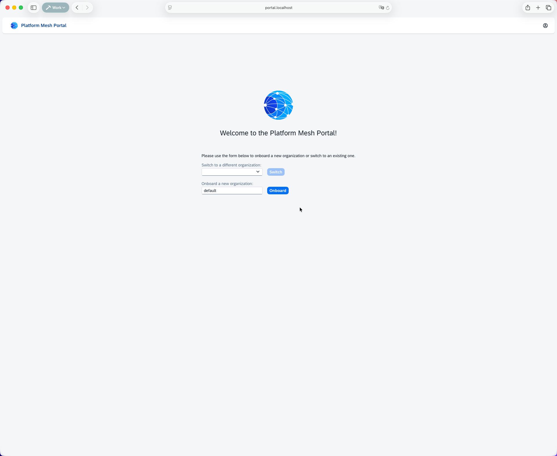 Platform Mesh Organisation